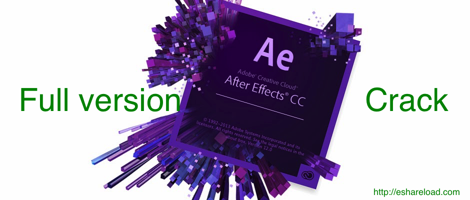 adobe after effect cs6 with crack